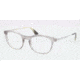 Prada PR01PV Bifocal Prescription Eyeglasses MAW1O1-5019 - Striped Opal Grey Frame, Demo Lens Lenses