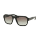 Prada PR02SS Sunglasses 1AB0A7-55 - Black Frame, Grey Gradient Lenses
