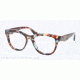 Prada PR04QV Bifocal Prescription Eyeglasses NAG1O1-51 - Havana Spotted Blue Frame