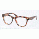 Prada PR04QV Bifocal Prescription Eyeglasses PDN1O1-51 - Spotted Havana Pink Frame