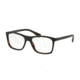 Prada PR05SV Progressive Prescription Eyeglasses UBH1O1-55 - Top Black/matte Tortoise Frame