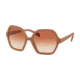 Prada PR06SS Bifocal Prescription Sunglasses PR06SS-UFF2F1-56 - Lens Diameter 56 mm, Frame Color Matte Alluminium Pink