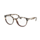 Prada PR07TVF Single Vision Prescription Eyeglasses U6P1O1-52 - Spotted Brown Op/spotted Red Frame