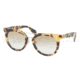 Prada PR08PS Sunglasses 7S09S1-5121 - Medium Havana Frame, Brown Gradient Lenses