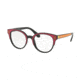 Prada PR08UVF Eyeglass Frames SVS1O1-52 - Black/fuxia/yellow Frame