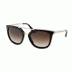 Prada PR13QSA Sunglasses 2AU6S1-54 - Havana Frame, Brown Gradient Lenses