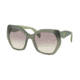 Prada PR16RS Sunglasses UEI4P2-56 - Opal Dark Green Frame, Grey Gradient Lenses