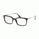 Prada PR16UVF Eyeglass Frames 1AB1O1-55 - Black Frame