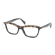 Prada PR17PV Bifocal Prescription Eyeglasses MA51O1-5218 - Top Medium Havana/Black Frame, Demo Lens Lenses