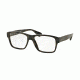 Prada PR17SV Bifocal Prescription Eyeglasses UEL1O1-53 - Spotted Brown Grey Frame