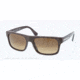 Prada PR18PS Sunglasses DHO2H0-56 - Dark Brown Frame, Light Brown Gradient Lenses
