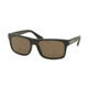 Prada PR18PS Sunglasses TFD4SO-56 - Matte Brown Frame, Dark Brown Lenses