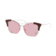 Prada PR21US Sunglasses A88239-56 - Silver Frame, Light Violet Tampo Ibiscus Sil Lenses