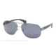 Prada PR52PS Prescription Sunglasses PR52PS-7CQ5Z1-61 - Lens Diameter 61 mm, Frame Color Matte Gunmetal