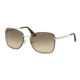 Prada PR52SS Single Vision Prescription Sunglasses PR52SS-2AU3D0-58 - Lens Diameter 58 mm, Frame Color Dark Havana/silver