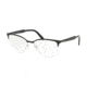 Prada PR53VV Progressive Prescription Eyeglasses, 53mm, Top Black/silver, PR53VV-1AB1O1-53-PRO