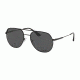 Prada PR55US Sunglasses 1AB5S0-57 - Black Frame, Grey Lenses