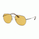 Prada PR55US Sunglasses 5AV0B7-57 - Gunmetal Frame, Orange Lenses