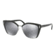 Prada PR56TS Sunglasses 1AB5L0-57 - Black Gunmetal Frame, Grey Mirror Black Lenses