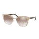 Prada PR56TS Sunglasses VHR4O0-57 - Light Brown/pale Gold Frame, Gradient Brown Mirror Silver Lenses