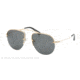 Prada PR58OS Single Vision Prescription Sunglasses PR58OS-5AK1A1-52 - 