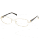 Prada PR59NV Bifocal Prescription Eyeglasses 2AU1O1-5217 - Pale Gold 