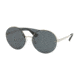 Prada PR65TS Sunglasses 1BC5S0-36 - Silver Frame, Grey Lenses