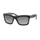 PRADA LOGO PR25QS Sunglasses TKG3M1-56 - Matte Grey/matte Opal Grey Frame, Grey Gradient Lenses