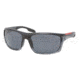 Prada PS01NS Sunglasses GAI5Z1-6318 - Black Demi Shiny Frame, Gray Lenses