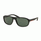 Prada PS01RS Single Vision Prescription Sunglasses PS01RS-1AB3O1-58 - Lens Diameter 58 mm, Frame Color Black