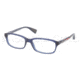 Prada PS02DV Bifocal Prescription Eyeglasses IAW1O1-5216 - Matte Blue Frame
