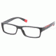 Prada PS03CV Progressive Prescription Eyeglasses 1AB1O1-5217 - 