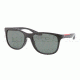 Prada PS03OS Progressive Prescription Sunglasses PS03OS-1AB3O1-5518 - Lens Diameter 55 mm, Frame Color Black