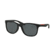 Prada PS03OS Progressive Prescription Sunglasses PS03OS-DG05Z1-55 - Lens Diameter 55 mm, Frame Color Black Rubber