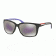 Prada PS03TS Progressive Prescription Sunglasses PS03TS-1BO140-59 - Lens Diameter 59 mm, Frame Color Mate Black