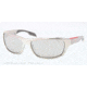 Prada PS04NS Bifocal Prescription Sunglasses PS04NS-DHA2B0-65 - Lens Diameter 65 mm, Frame Color Chrome