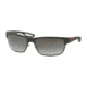 Prada PS50QS Sunglasses TIG0A7-64 - Grey Rubber/Matte Gunmetal Frame, Grey Gradient Lenses