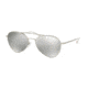 Prada PS50SS Single Vision Prescription Sunglasses PS50SS-1AP2B0-60 - Lens Diameter 60 mm, Frame Color Matte Silver