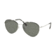 Prada PS50SS Single Vision Prescription Sunglasses, 60mm, Silver / Black, PS50SS-GAQ5X1-60-SV