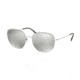 Prada PS50TS Single Vision Prescription Sunglasses PS50TS-1BC125-57 - Lens Diameter 57 mm, Frame Color Silver