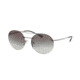 Prada PS54RS Sunglasses 1BC0A7-56 - Silver Frame, Grey Gradient Lenses