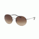 Prada PS54RS Sunglasses 5AV6S1-56 - Gunmetal Frame, Brown Gradient Lenses