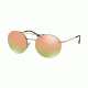 Prada PS54RS Sunglasses ZVN5L2-56 - Pale Gold Frame, Grey Mirror Rose Gold Lenses