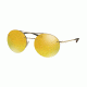 Prada PS54RS Sunglasses ZVN5N0-56 - Pale Gold Frame, Brown Orange 24k Iridium Lenses
