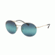 Prada PS54RS Sunglasses ZVN5T2-56 - Pale Gold Frame, Blue Gradient Lenses