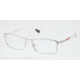Prada PS55DV Bifocal Prescription Eyeglasses OAP1O1-52 - Top Silver On White