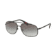 Prada PS56RS Sunglasses DG00A7-60 - Black Rubber Frame, Grey Gradient Lenses