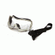 Capstone Gray Frame Goggles, Clear Lens