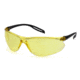 Pyramex Neshoba Safety Glasses w/Amber Lens, Black S9730S