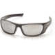 Pyramex Outlander Safety Glasses, Black Frame/Silver Mirror Lens SB8070D